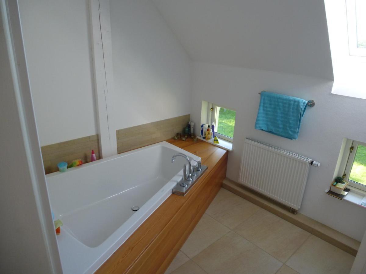 Traumhaftes Luxus-Ferienhaus Warnkenhagen  Kültér fotó