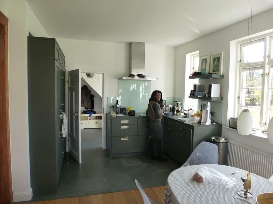 Traumhaftes Luxus-Ferienhaus Warnkenhagen  Kültér fotó