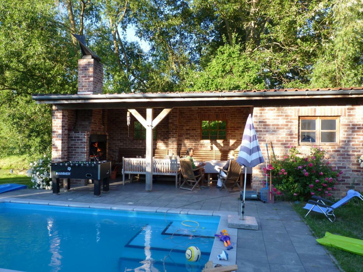 Traumhaftes Luxus-Ferienhaus Warnkenhagen  Kültér fotó